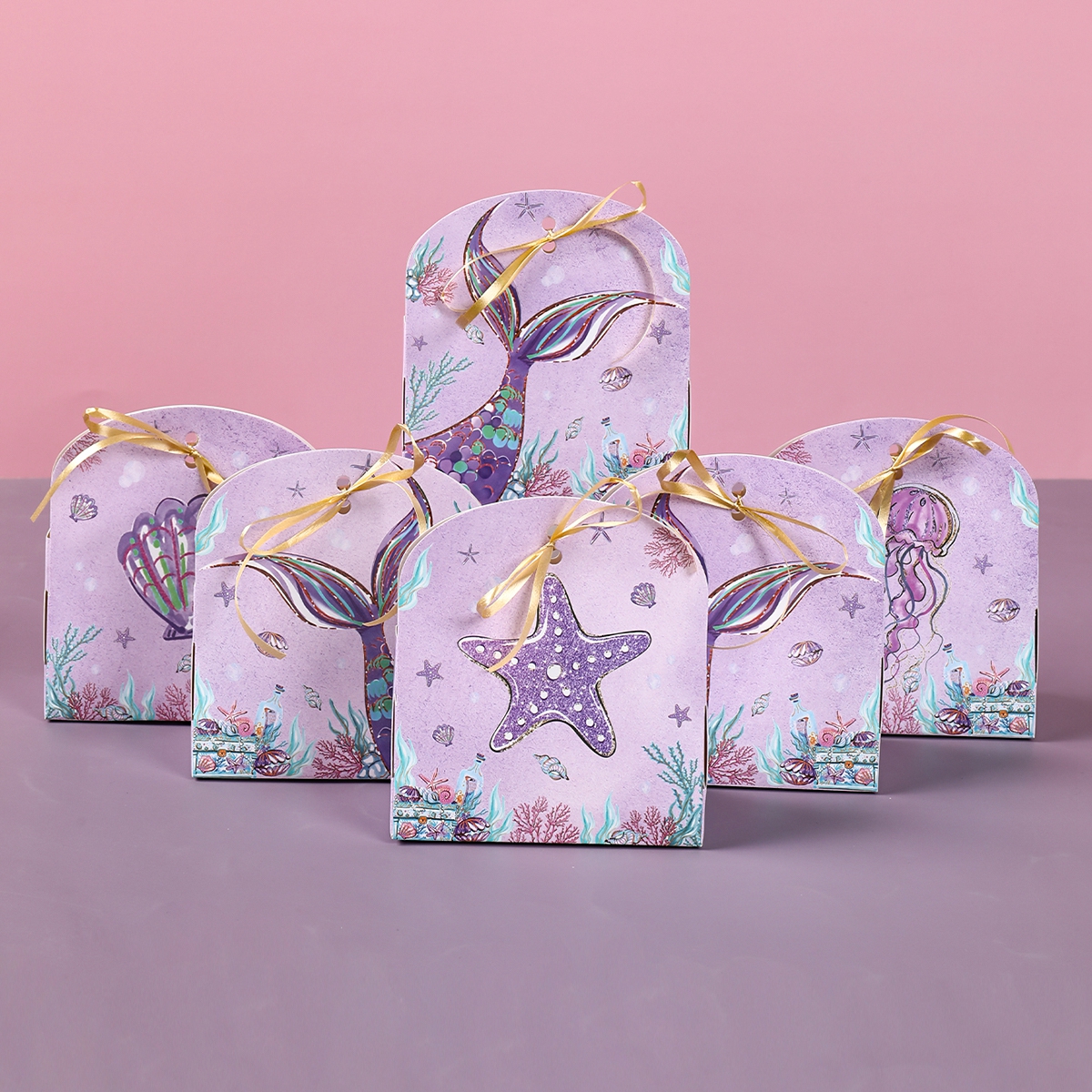 Party Games Baby Shower - Mermaid Candy Box Under The Sea