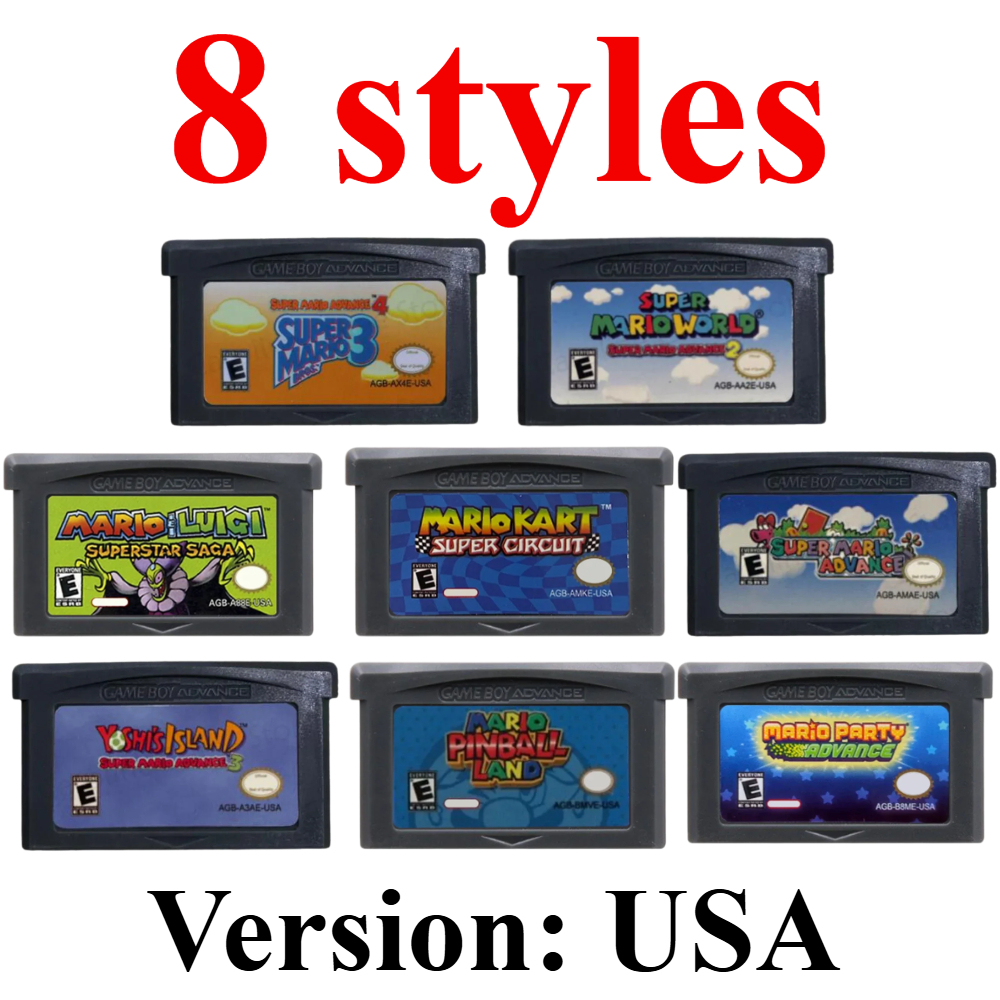 Party Games Mario - USA Series GBA Game Cartridge Super