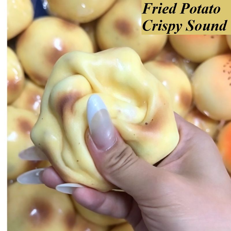 Party Games Ideas - Fried Potato Shaped Squishy Toy Crispy