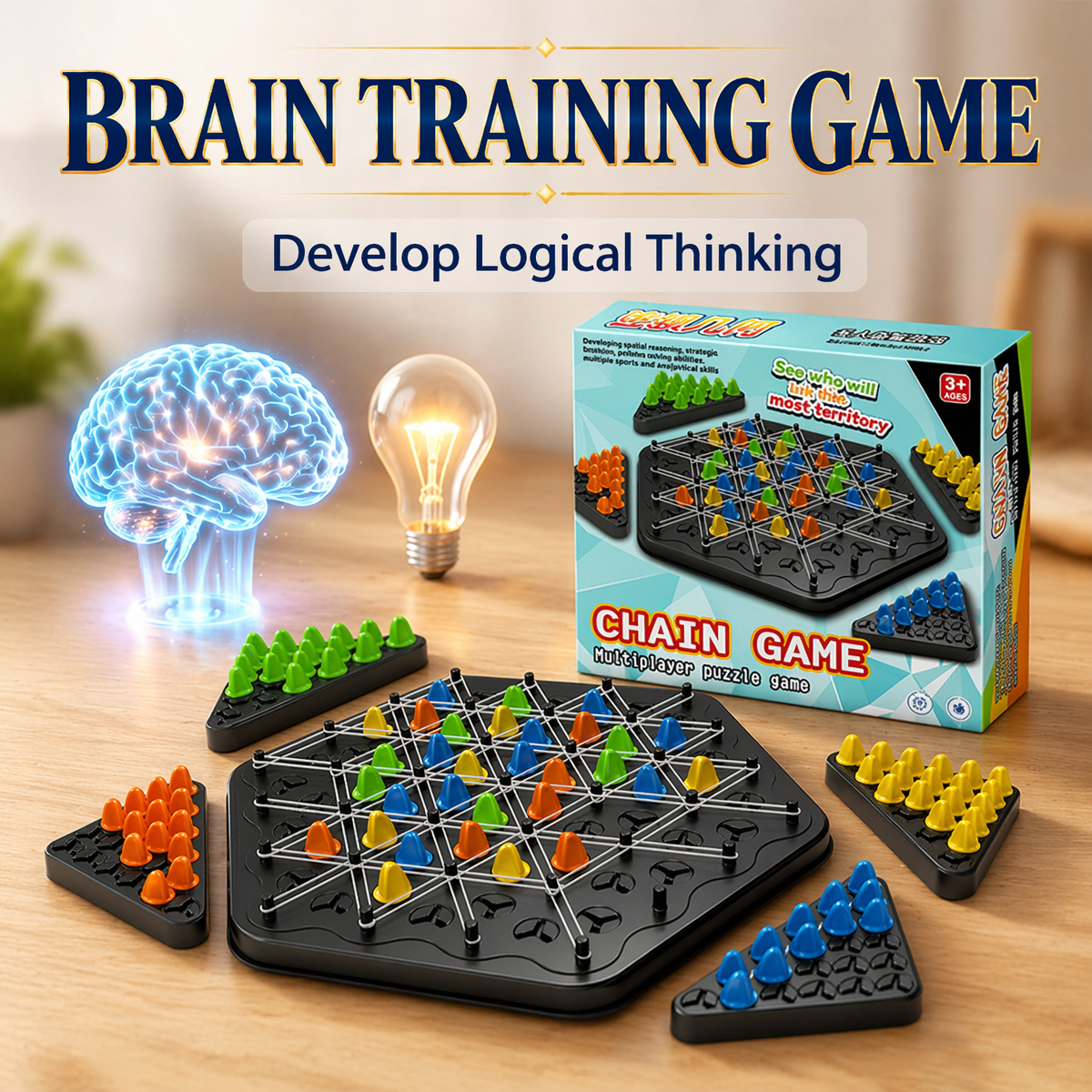 Chain Triangle Chess Game, Tri - Party Games App บทวิจารณ์และราคา