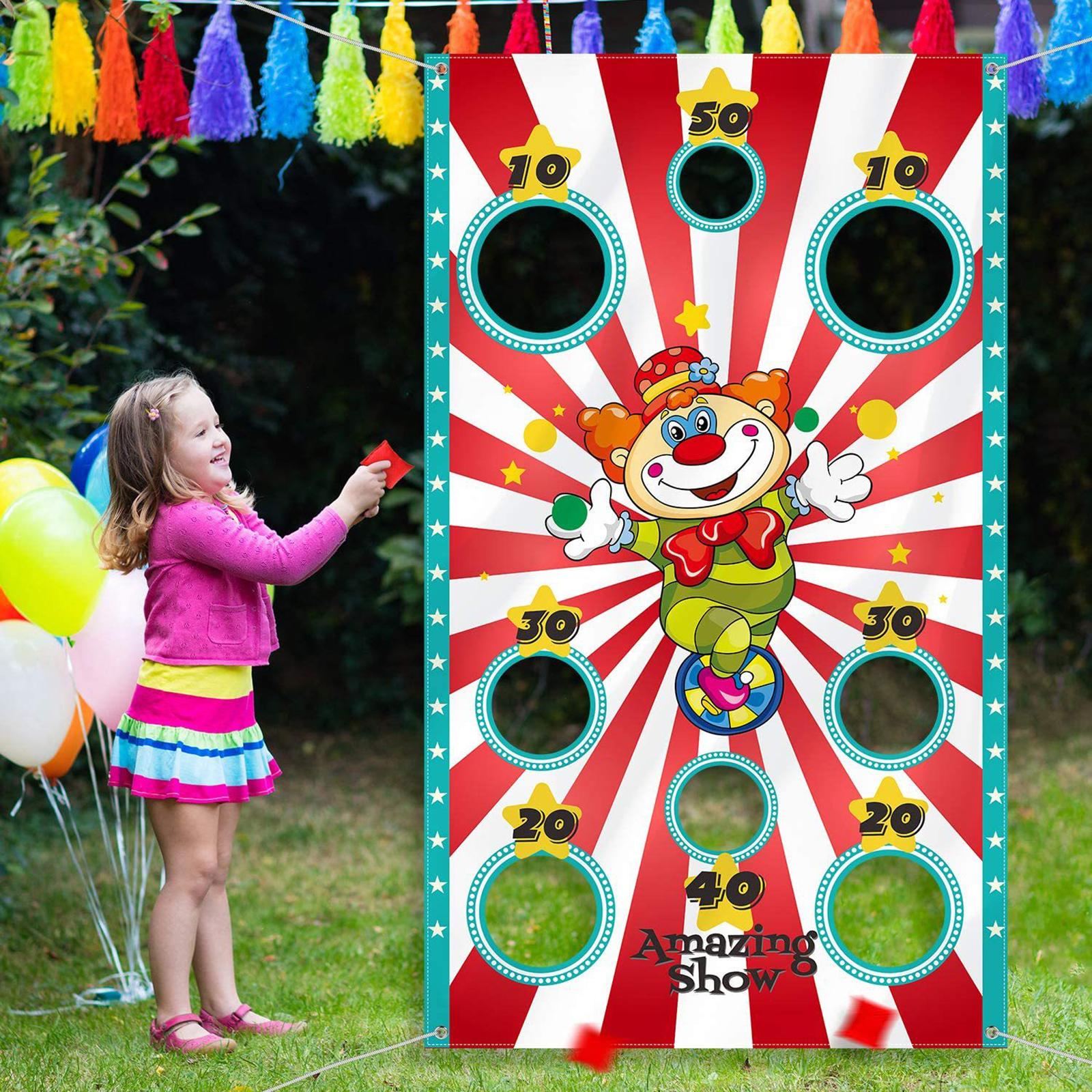 Toss Bean Bags Board Corn Hole - Party Games Baby Shower บทวิจารณ์และราคา