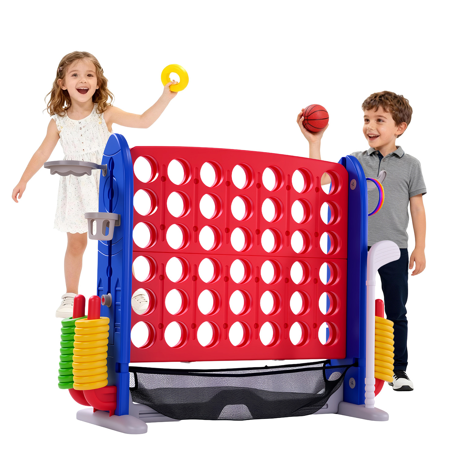 4-in-1 Giant Connect Game Set  - Giant Connect Four บทวิจารณ์และราคา