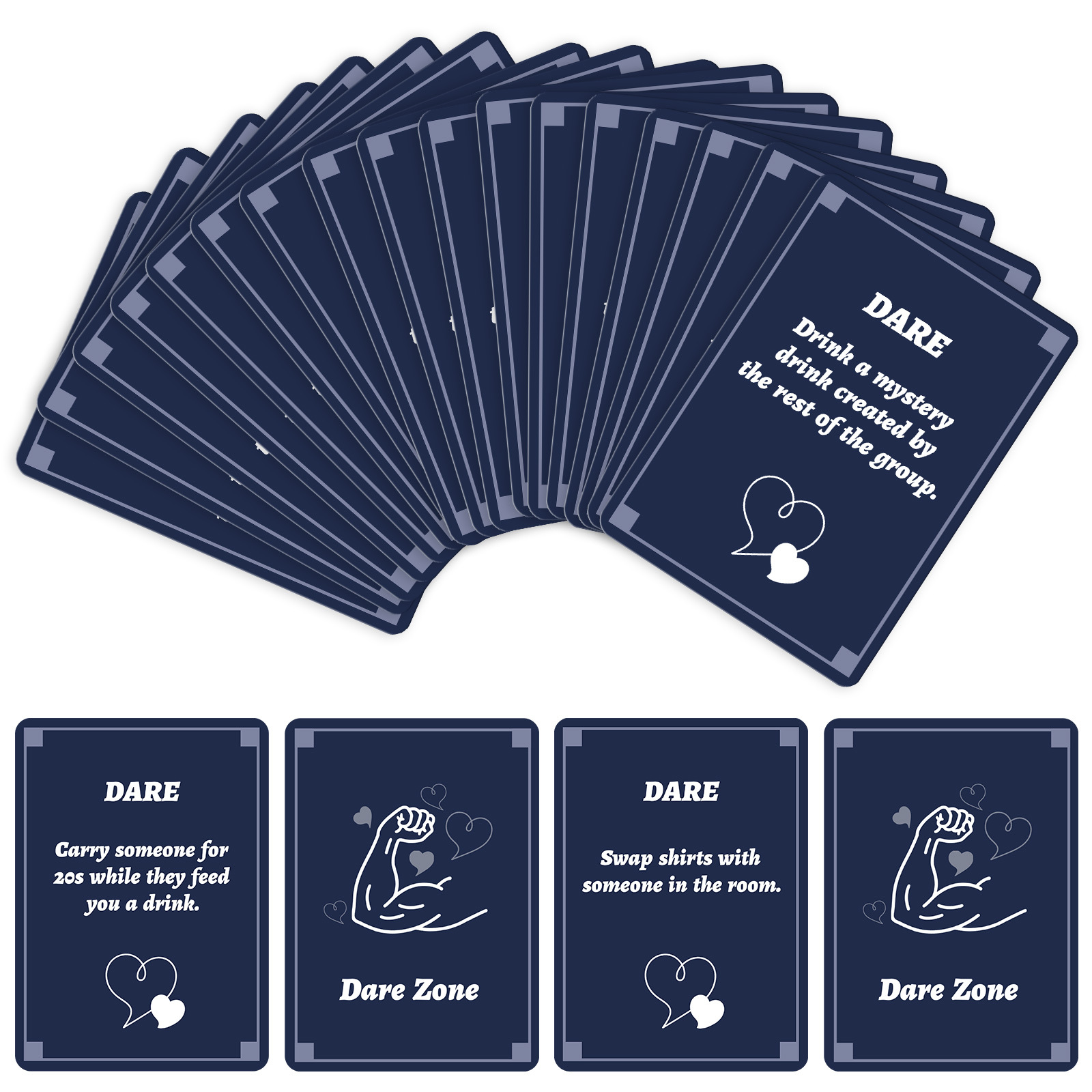 50Pcs Party Game Cards for Adu - Party Games Group For Adults บทวิจารณ์และราคา
