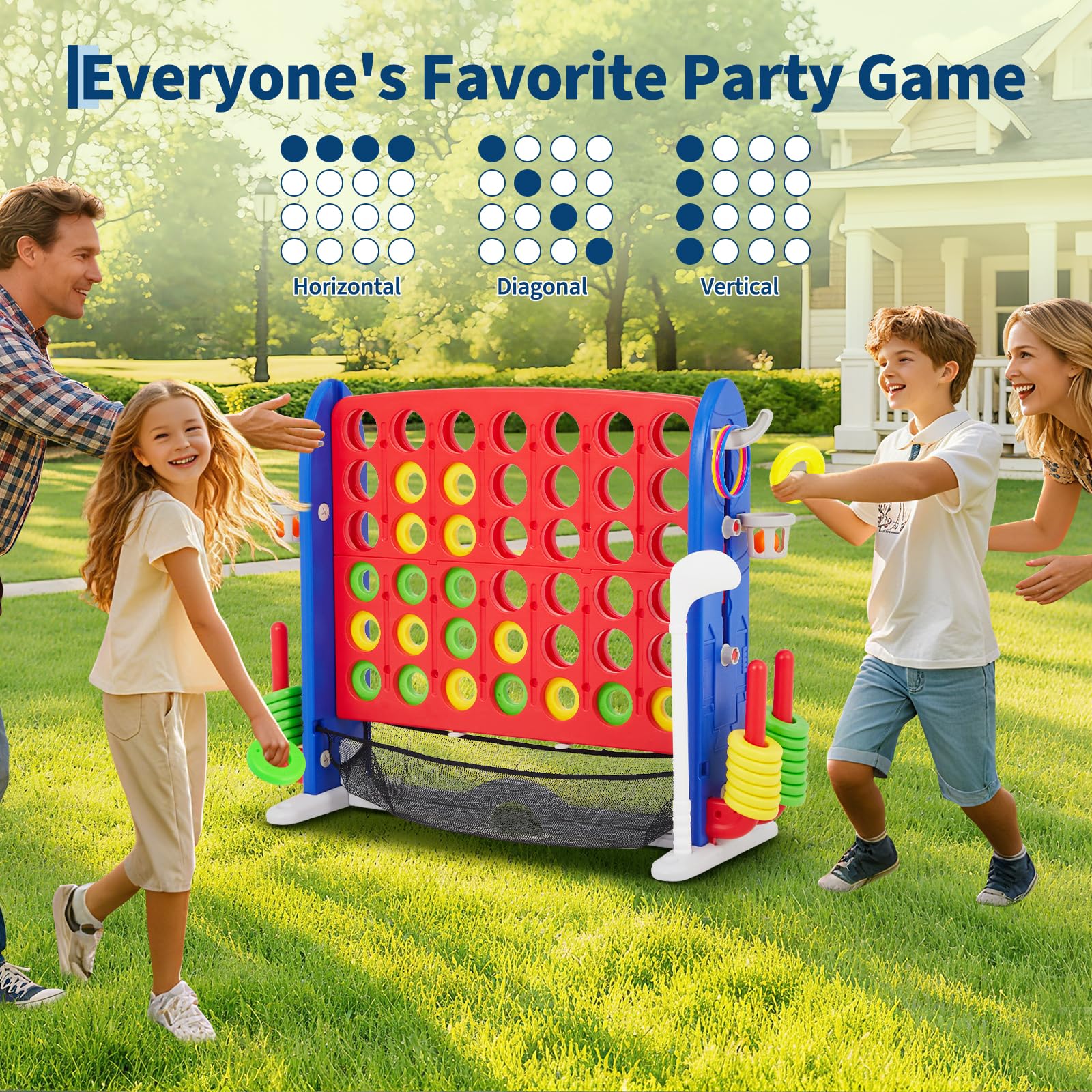 Adjustable Height Giant 4-to-S - Giant Connect Four บทวิจารณ์และราคา