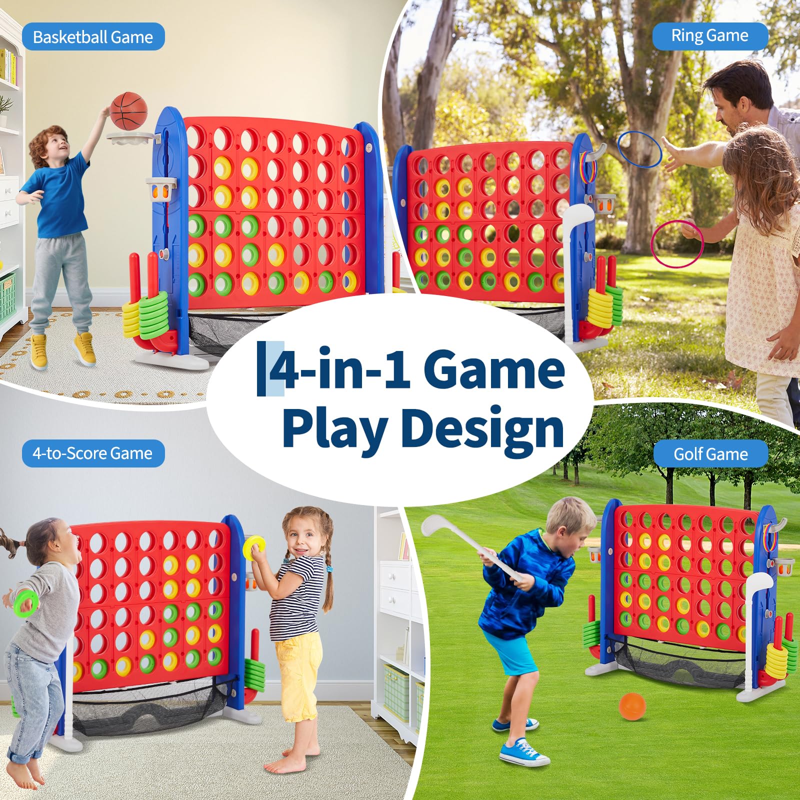 Adjustable Height Giant 4-to-S - Giant Connect Four บทวิจารณ์และราคา