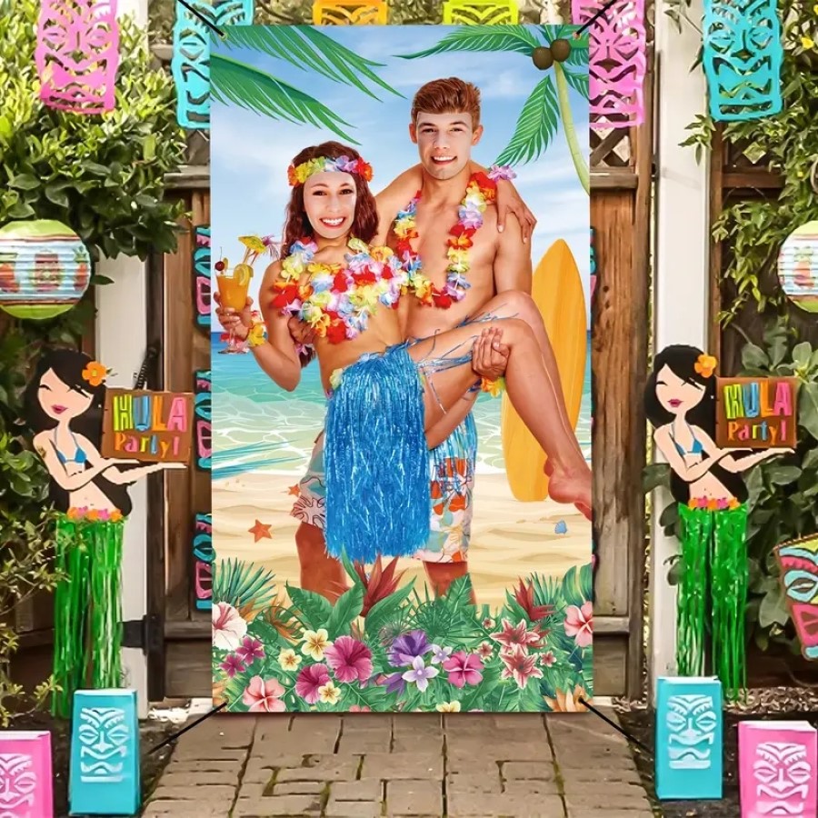 1pc, Hawaiian Luau Couple Phot - Party Games Couple บทวิจารณ์และราคา