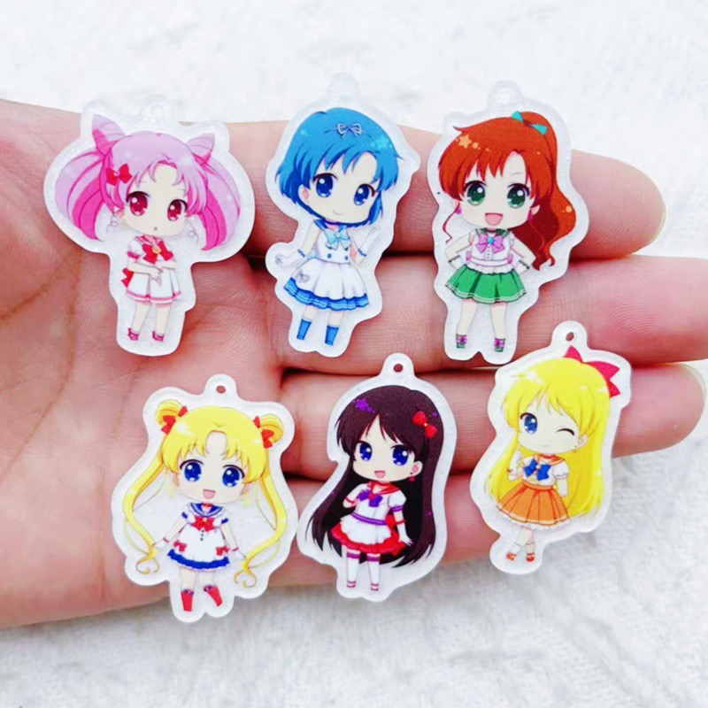10pcs Acrylic Cartoon Accessor - Party Games Ideas บทวิจารณ์และราคา