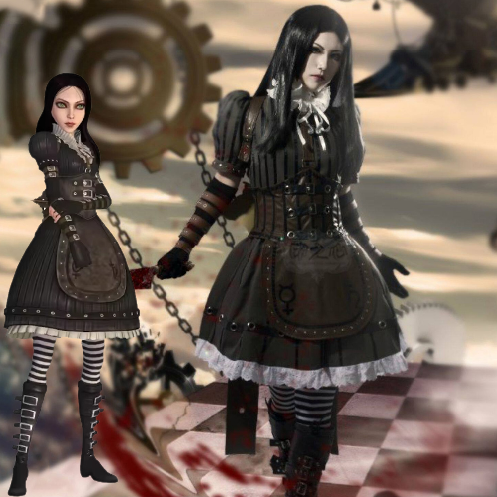 Alice Liddell Cosplay Costume  - Party Games Steam Free บทวิจารณ์และราคา