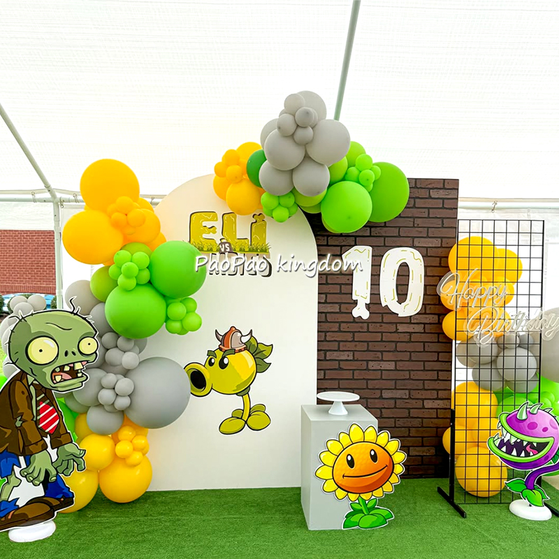 Plants Vs Zombies Balloons Car - Party Games Baby Shower บทวิจารณ์และราคา