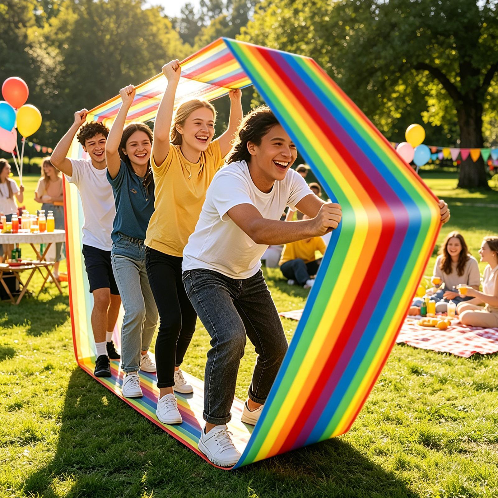 Group Leaning Activity Run Mat - Party Games Group For Adults บทวิจารณ์และราคา