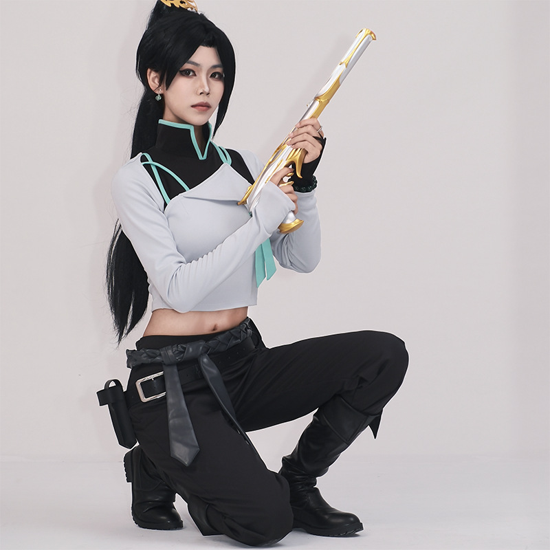 Sage Cosplay Costume Full Set  - Party Games Summer บทวิจารณ์และราคา