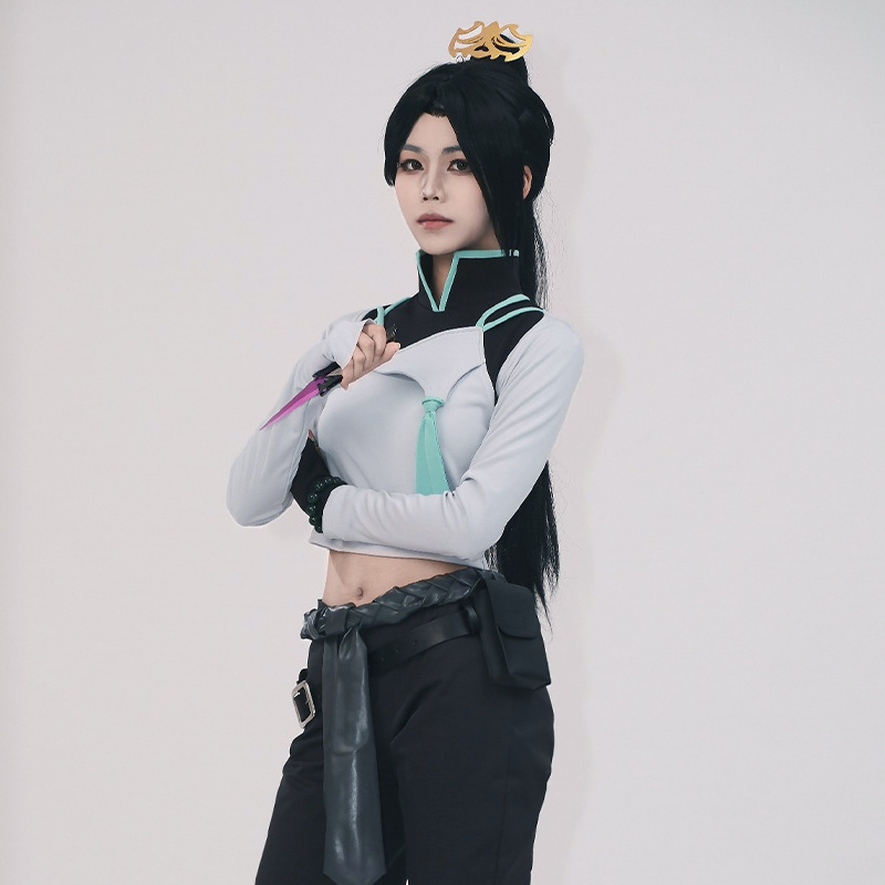 Sage Cosplay Costume Full Set  - Party Games Summer บทวิจารณ์และราคา