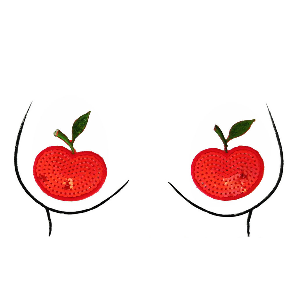 Sequin Fruit Nipple Cover Stra - Party Games Couple บทวิจารณ์และราคา