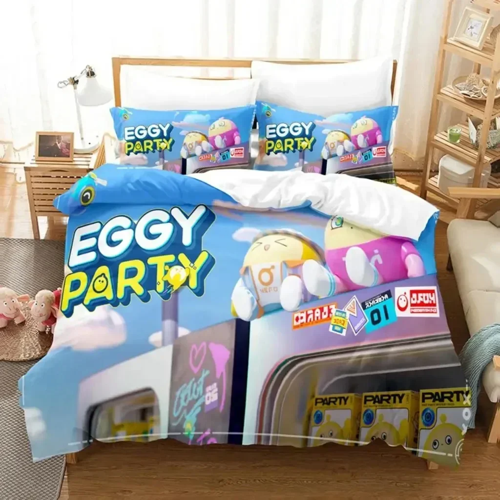 Cartoon Eggy Party Game Beddin - Party Games Eggy บทวิจารณ์และราคา
