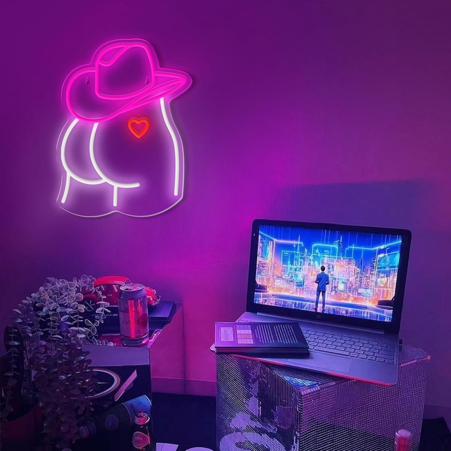 Cowgirl Neon Sign Dimmable LED - Party Games For Christmas บทวิจารณ์และราคา