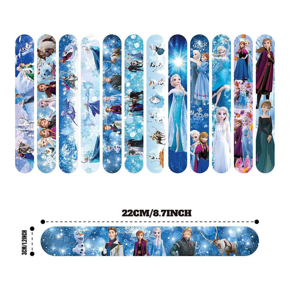 12Pcs Frozen Slap Bracelets Pa - Party Games Baby Shower บทวิจารณ์และราคา