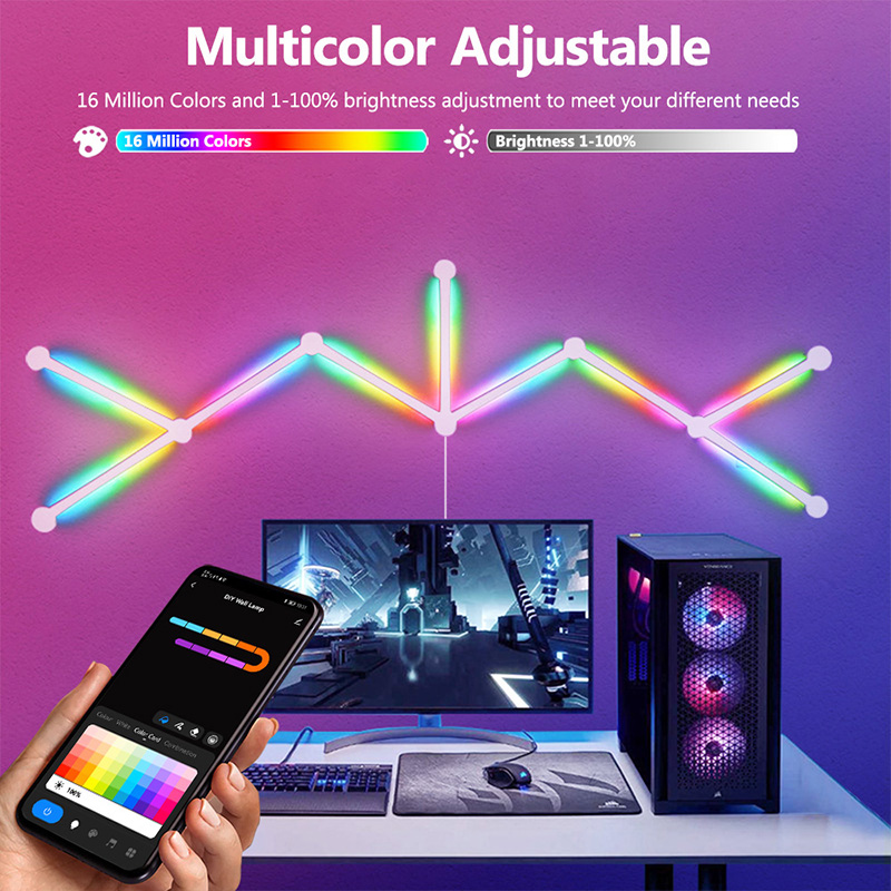 Smart RGB Wall Lamp, Bluetooth - Party Games App บทวิจารณ์และราคา