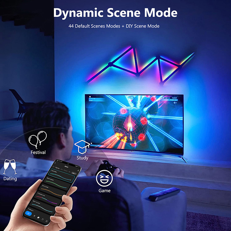 Smart RGB Wall Lamp, Bluetooth - Party Games App บทวิจารณ์และราคา