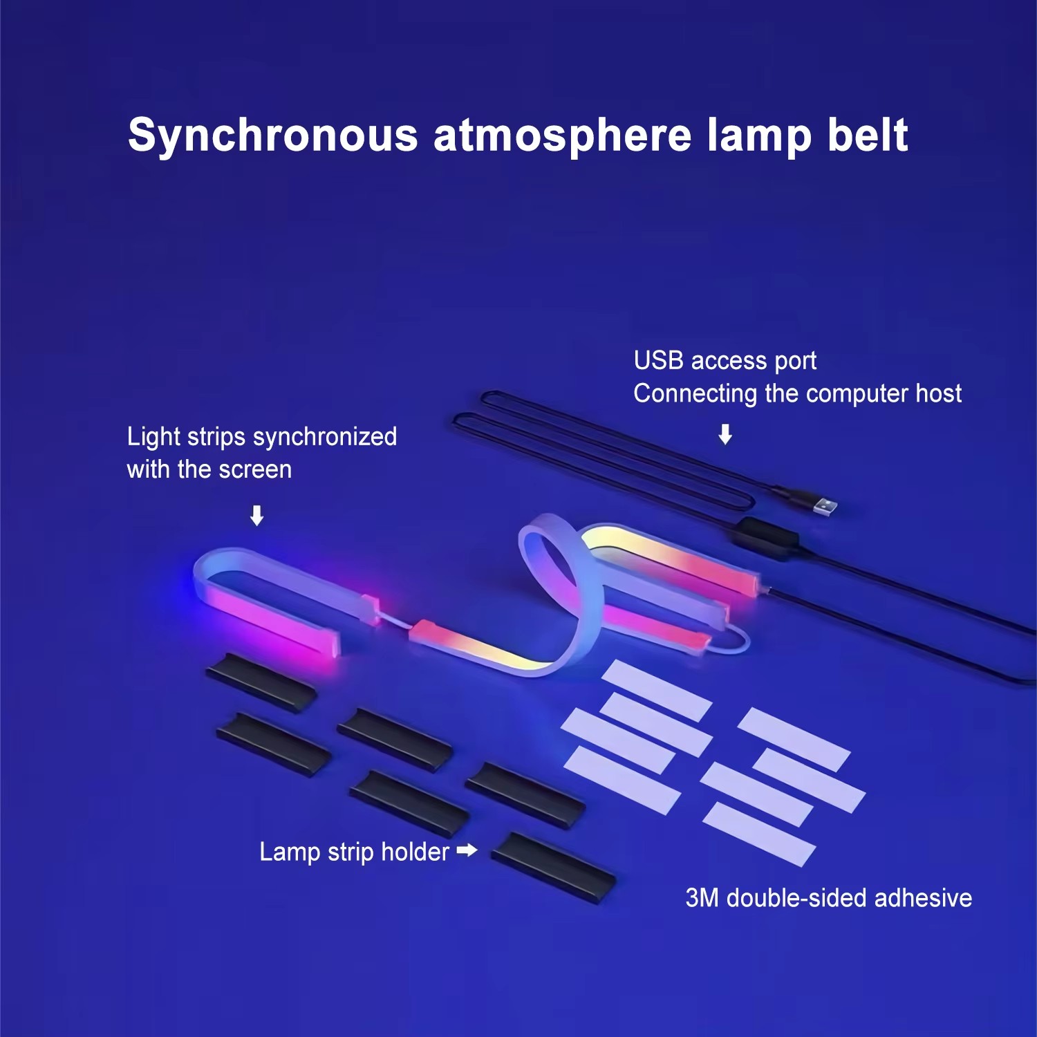 RGB Gaming Lights Strip Monito - Party Games App บทวิจารณ์และราคา