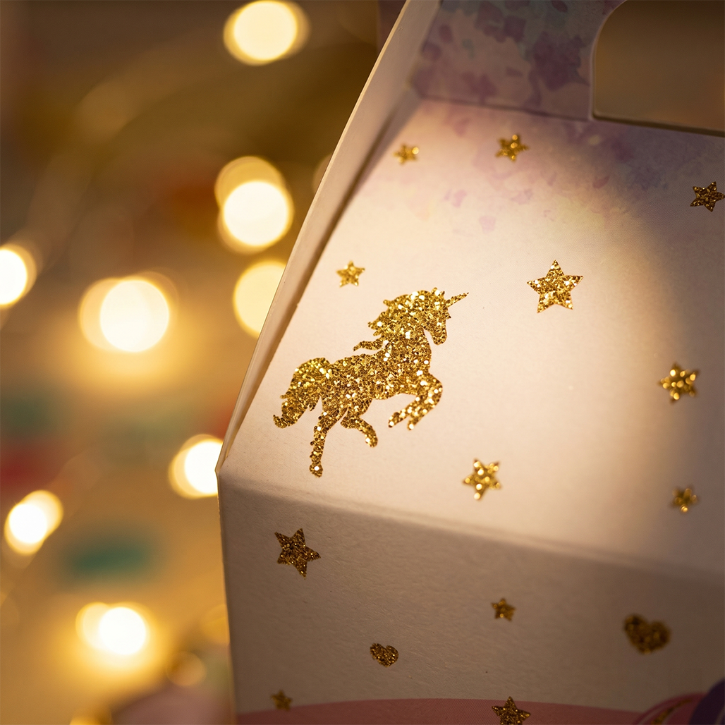 8Pcs Magical Unicorn Gift Boxe - Party Games Baby Shower บทวิจารณ์และราคา