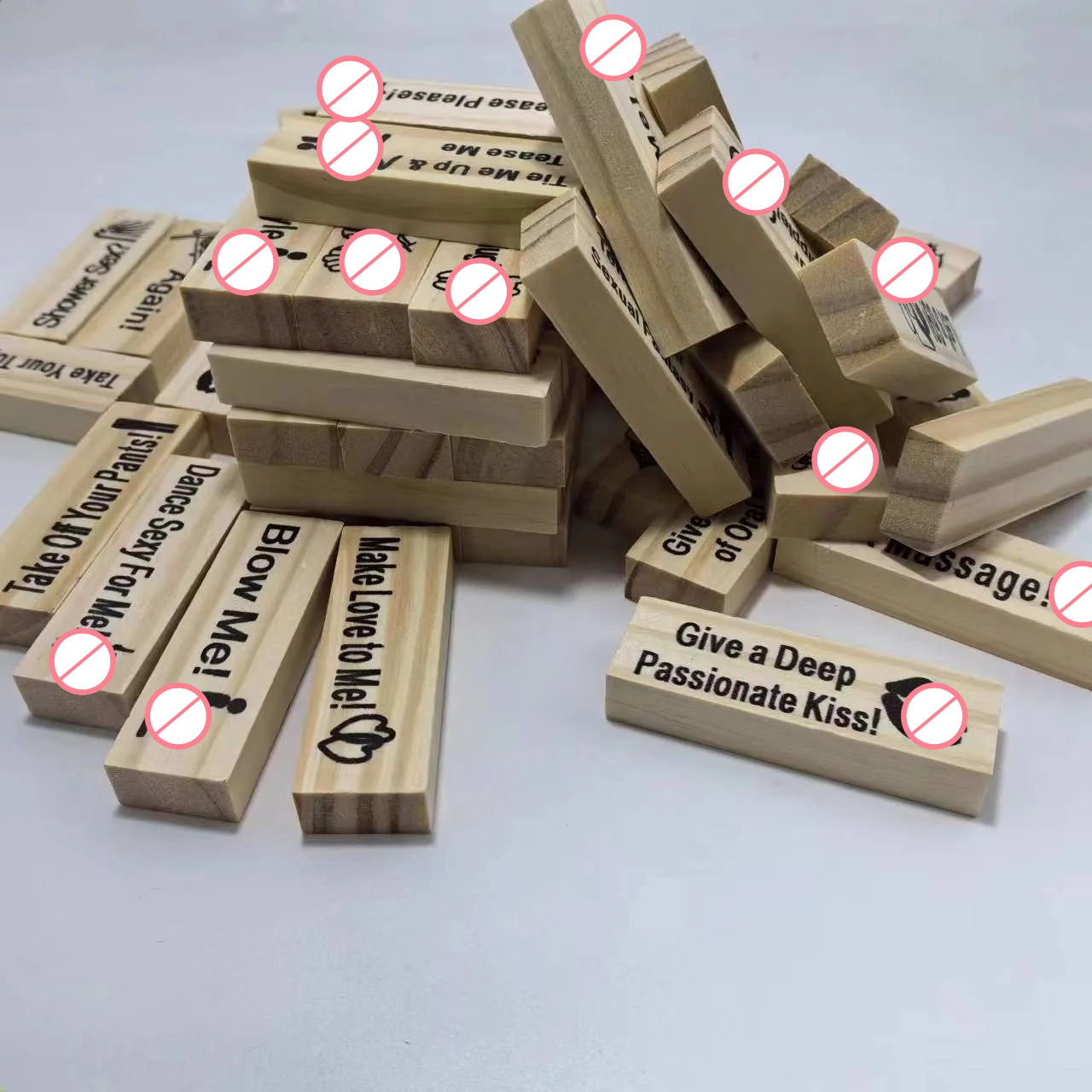 English and French 48pcs Coupl - Party Games Couple บทวิจารณ์และราคา