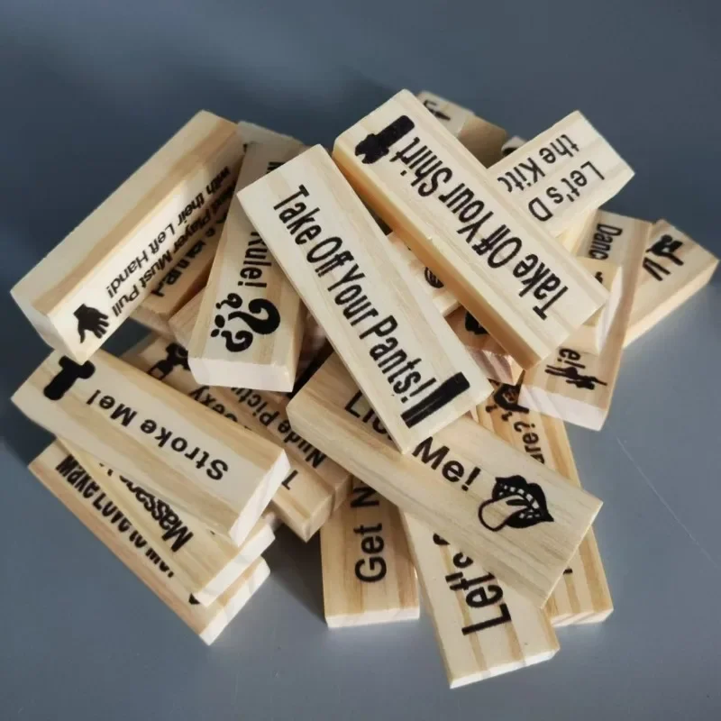48PCS Block Tower Game Couple  - Party Games Couple บทวิจารณ์และราคา