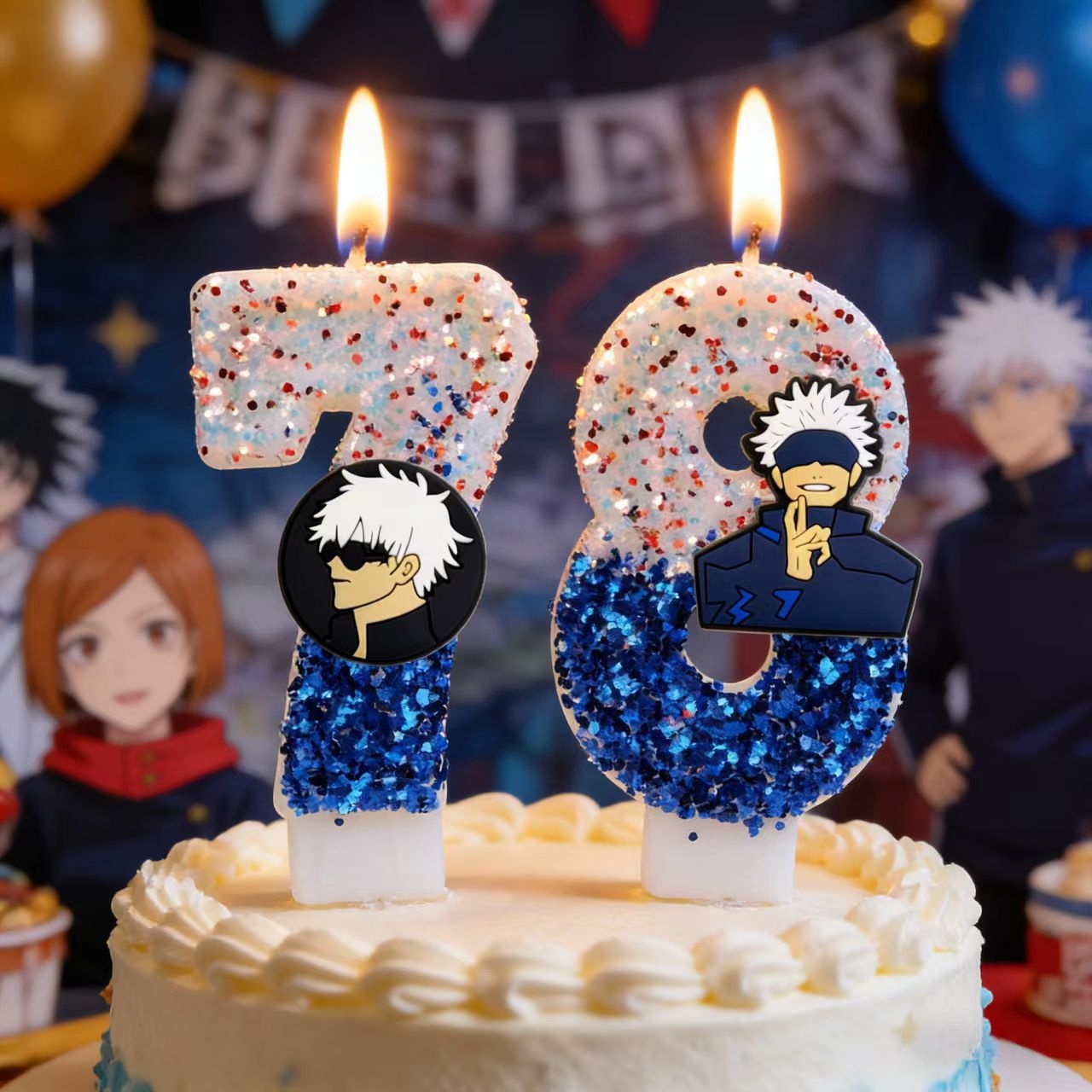 Cartoon Jujutsu Kaisen Theme C - Party Games Baby Shower บทวิจารณ์และราคา