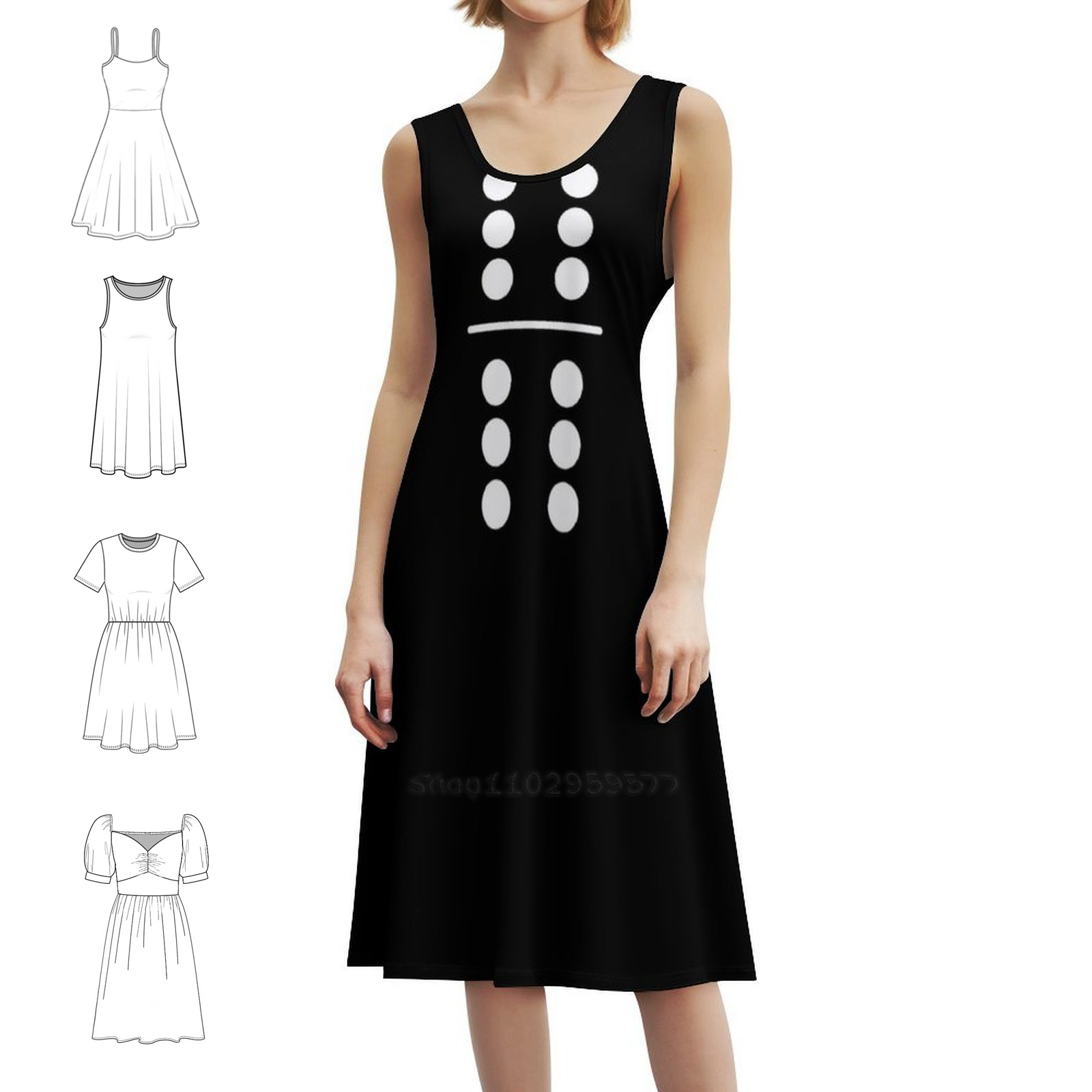 Domino Costume 6-6 Double Six  - Party Games Summer บทวิจารณ์และราคา