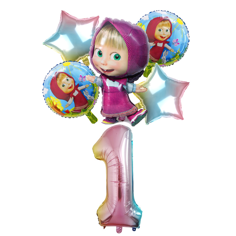 Mashas Bears Birthday Number B - Party Games Baby Shower บทวิจารณ์และราคา