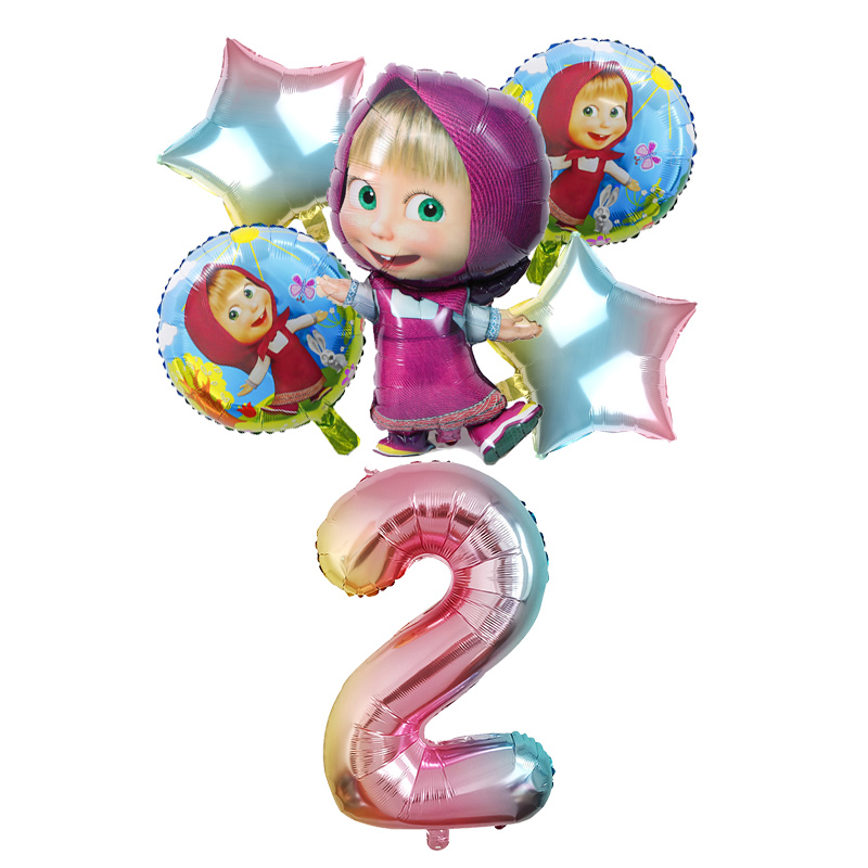 Mashas Bears Birthday Number B - Party Games Baby Shower บทวิจารณ์และราคา
