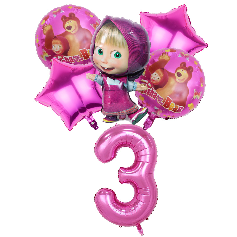 Mashas Bears Birthday Number B - Party Games Baby Shower บทวิจารณ์และราคา