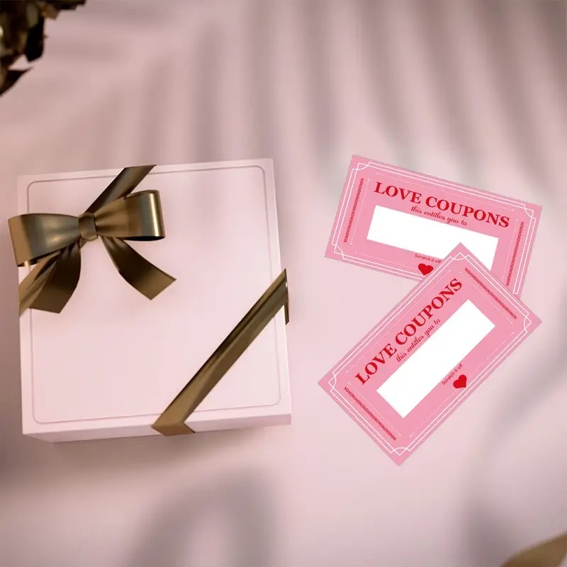 30 Pcs Pink Lucky Scratch Card - Party Games Couple บทวิจารณ์และราคา