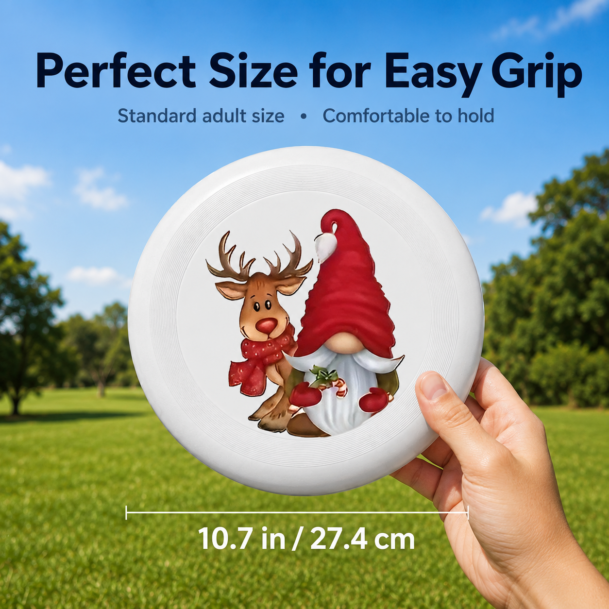 Durable Plastic Frisbee –Custo - Party Games For Christmas บทวิจารณ์และราคา
