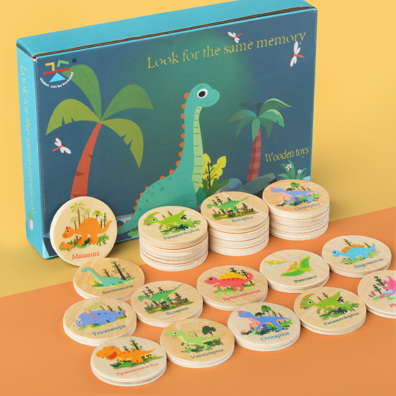 Memory Game Dinosaur Matching  - Party Games Summer บทวิจารณ์และราคา