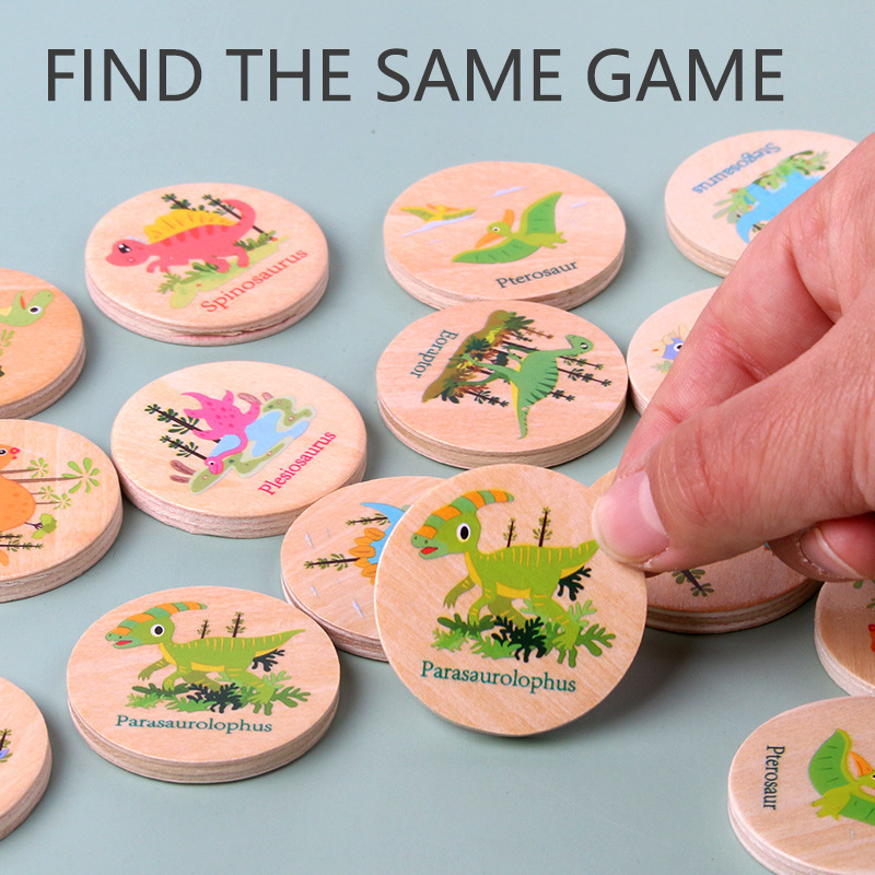 Memory Game Dinosaur Matching  - Party Games Summer บทวิจารณ์และราคา