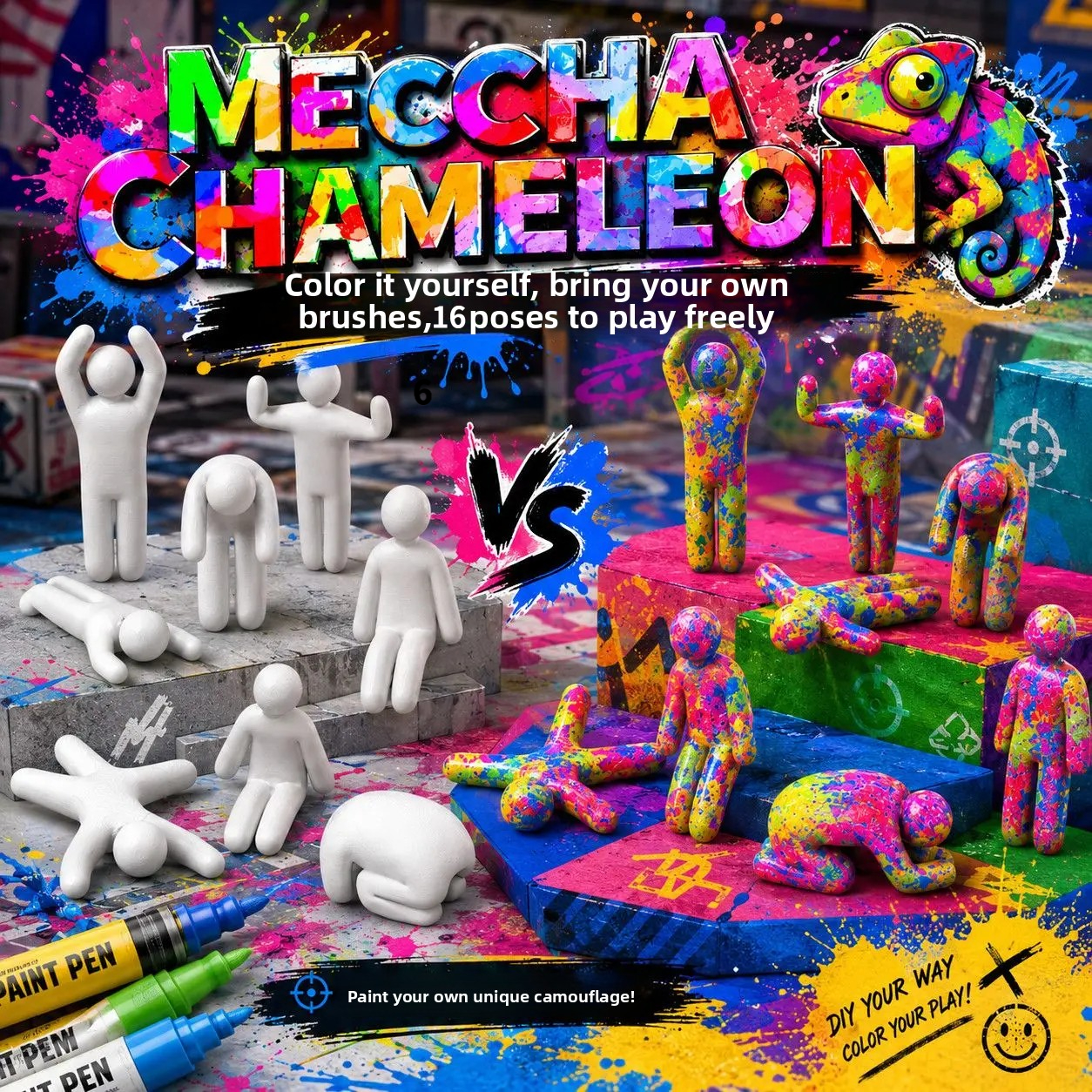 16 Poses Meccha Chameleon Part - Party Games Steam Free บทวิจารณ์และราคา