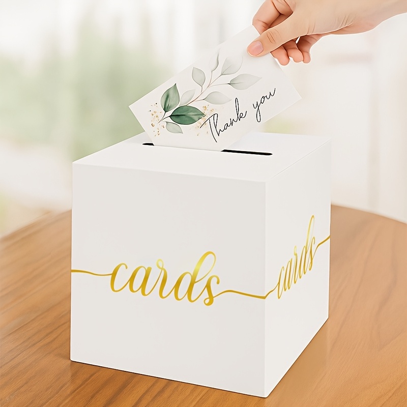 4pcs White Wedding Card with G - Party Games Baby Shower บทวิจารณ์และราคา