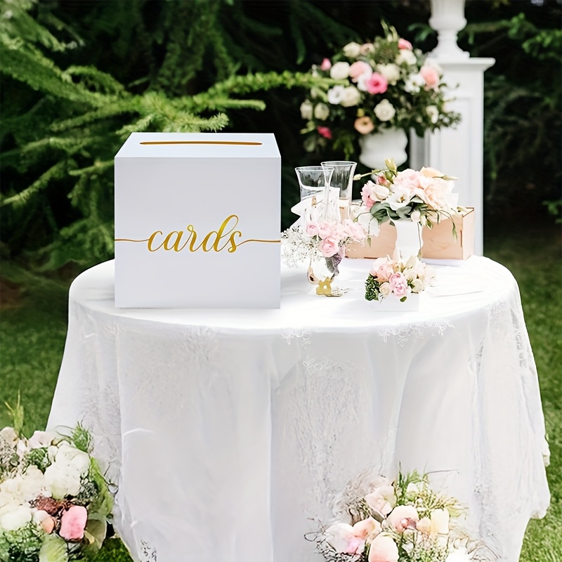 4pcs White Wedding Card with G - Party Games Baby Shower บทวิจารณ์และราคา