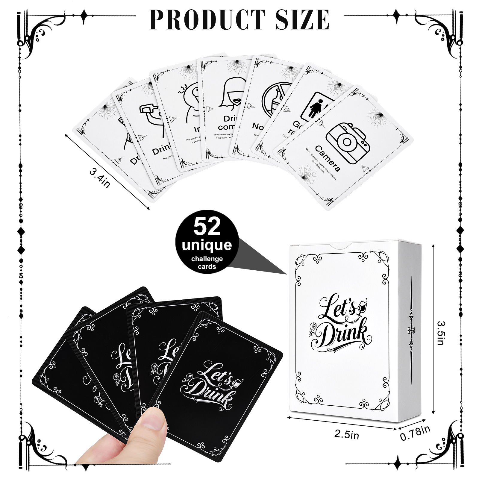 Adult Drinking Game Cards – 52 - Party Games App บทวิจารณ์และราคา