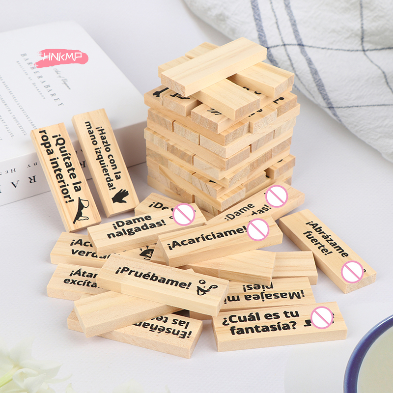 48Pcs Deluxe Wooden Building B - Party Games Couple บทวิจารณ์และราคา