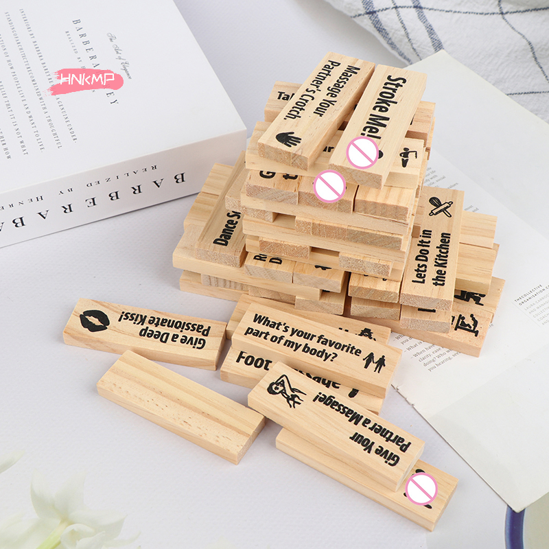 48Pcs Deluxe Wooden Building B - Party Games Couple บทวิจารณ์และราคา