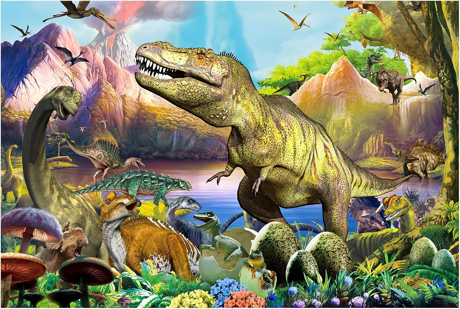 Dinosaur Group Adult Wooden Pu - Party Games Group For Adults บทวิจารณ์และราคา