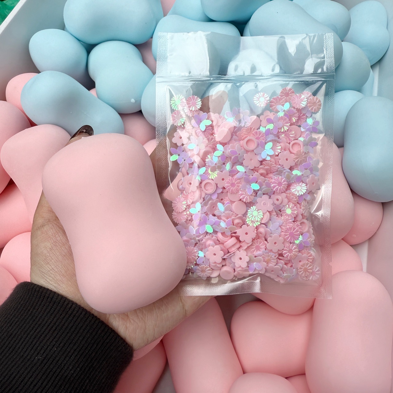 Pink Blue Soap Ball Squishy So - Party Games Ideas บทวิจารณ์และราคา